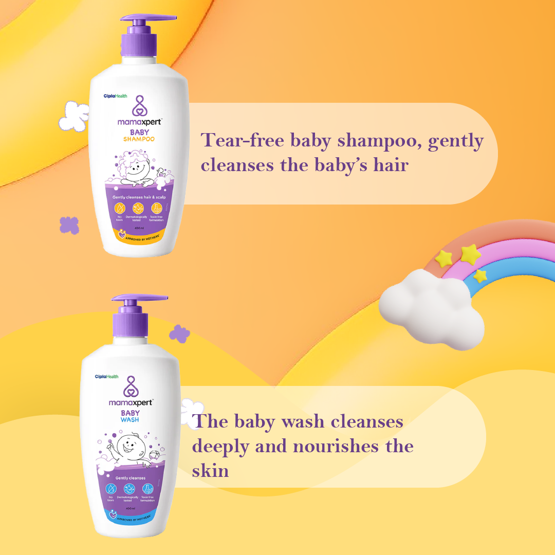 Soothing Nipple Cream + Breast Firming Gel + Baby Wash + Baby Shampoo